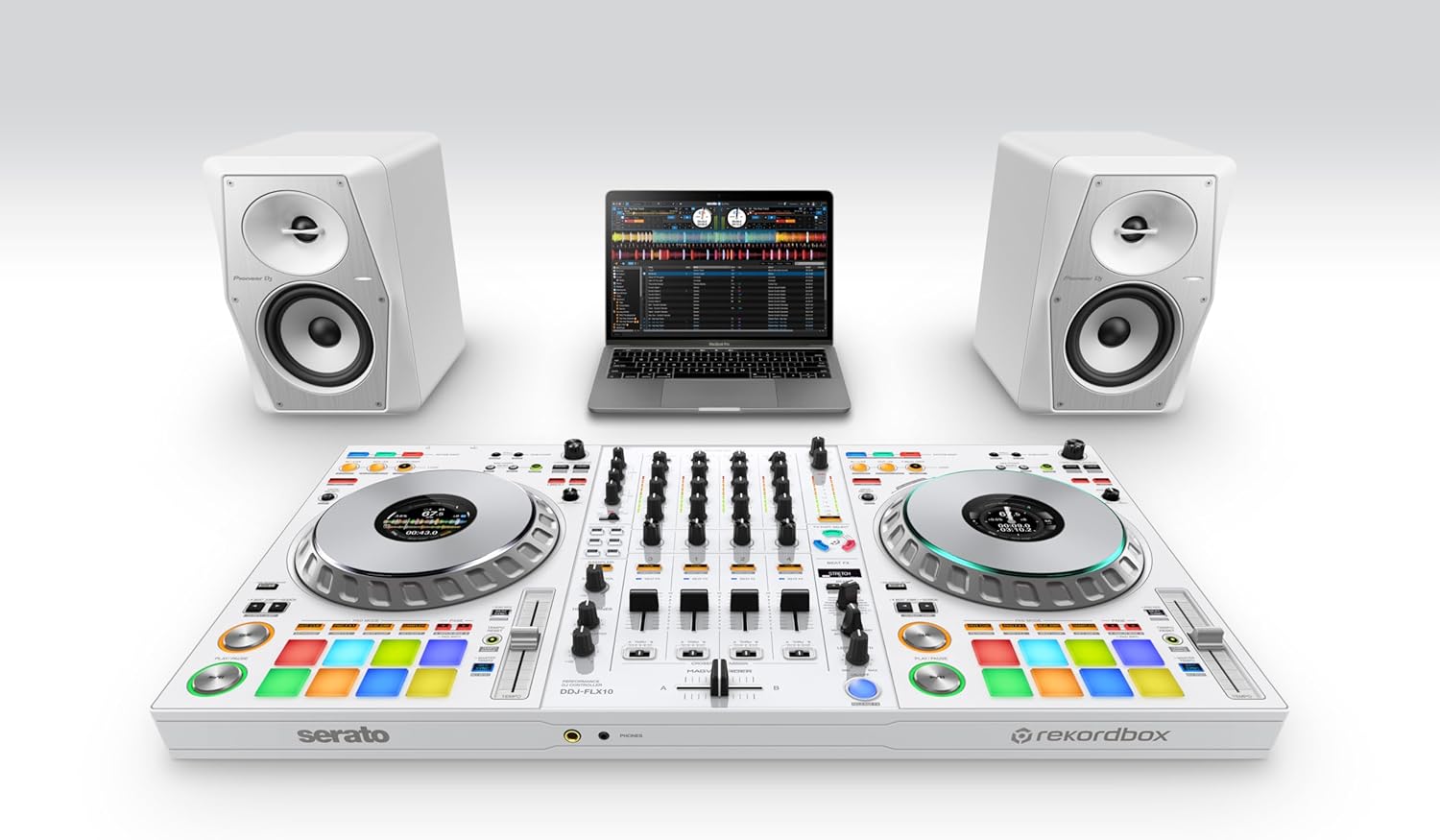 Pioneer DJ DDJ-FLX10 Limited Edition - 4-channel DJ controller for Rekordbox & Serato - White