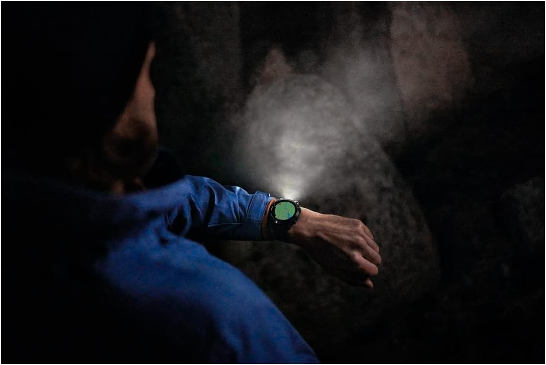 Garmin fēnix 7X Pro Sapphire Solar, Multisport GPS Smartwatch, Built-in Flashlight, Solar Charging Capability, 010-02778-10, Black