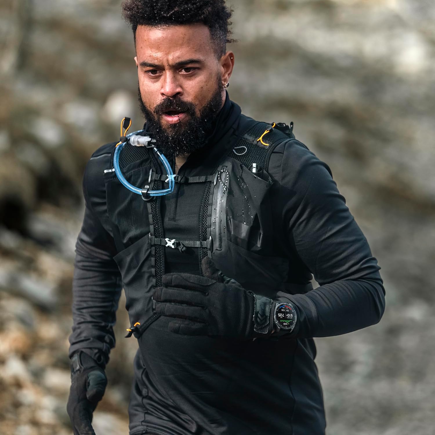 Garmin fēnix® 8 – 51 mm, AMOLED, Sapphire, Premium Multisport GPS Smartwatch, Long-Lasting Battery Life, Dive-Rated, Built-in LED Flashlight, Titanium with Spark Orange/Graphite Band