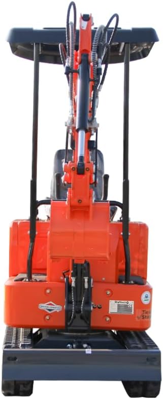 2,000 lbs Mini Crawler Excavator Hydraulic Thumb Canopy B&S Engine EPA for Garden, Farm, Park, Road Micro Digger USA Stock