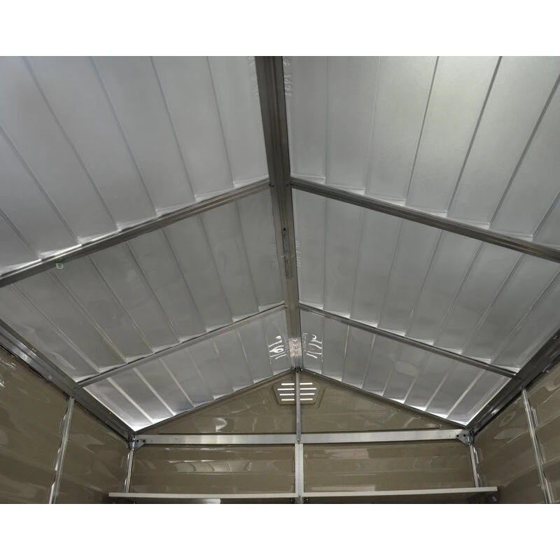 Skylight 6' wide x 3.5' deep plastic storage shed