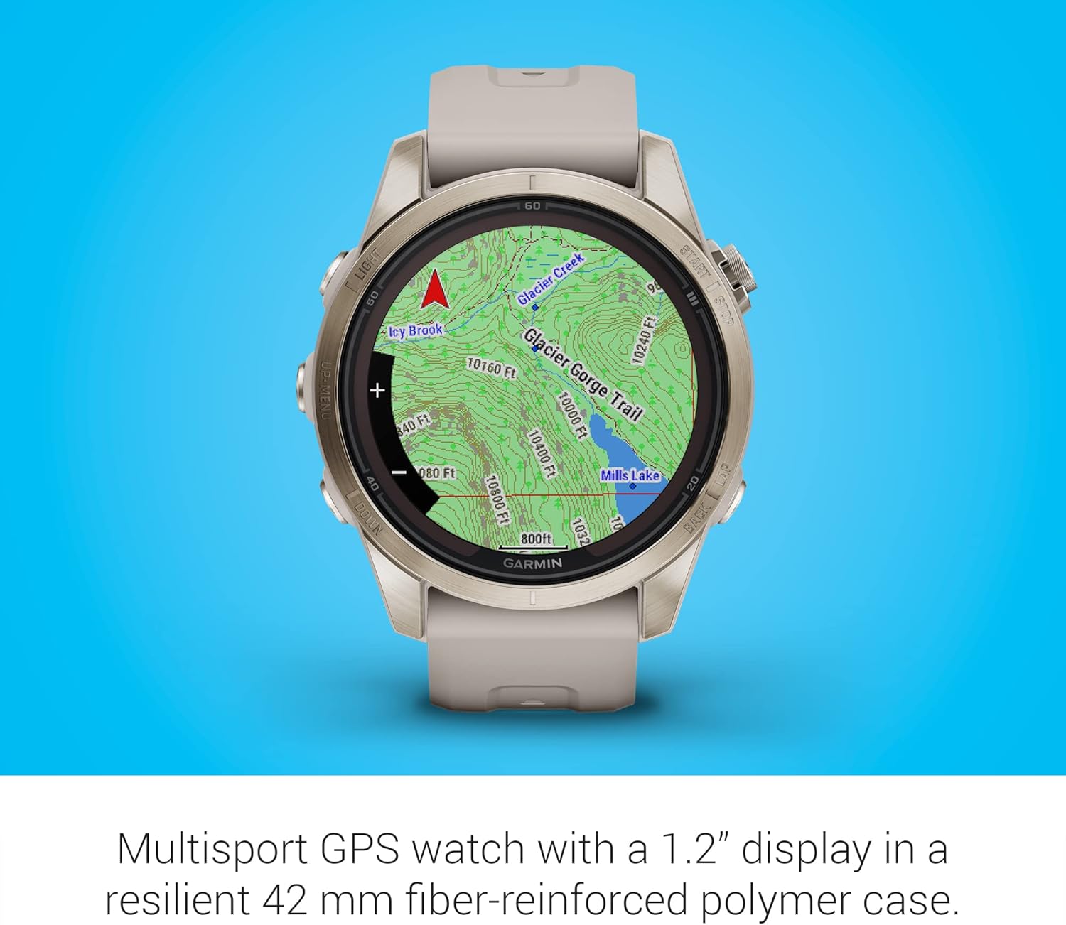 Garmin fēnix 7X Pro Sapphire Solar, Multisport GPS Smartwatch, Built-in Flashlight, Solar Charging Capability, 010-02778-10, Black