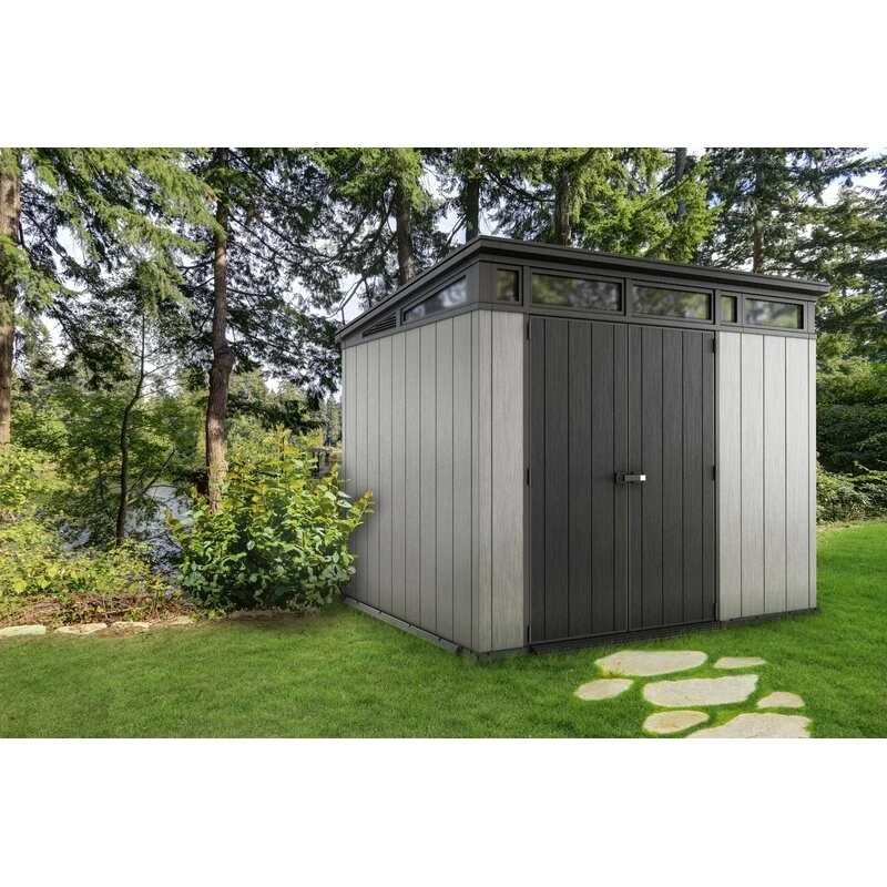 Artisan 9' wide x 7.5' deep plastic storage shed