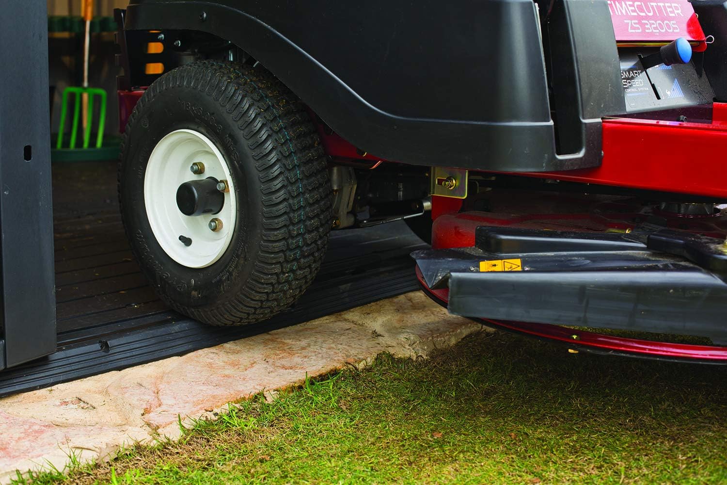 Keter Newton 7.5x11 Large Resin Outdoor Storage Shed Kit – Perfect to Store Patio Furniture, Garden Tools, Bike Accessories, and Lawn Mower, Mahogany Brown