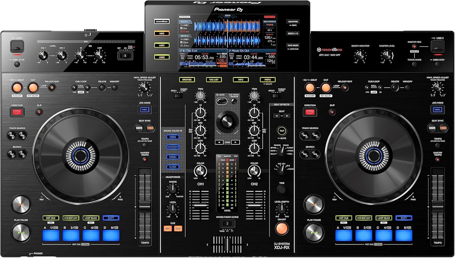 Pioneer DJ DJ Controller, 8.50 x 32.36 x 19.80 (XDJ-RX)