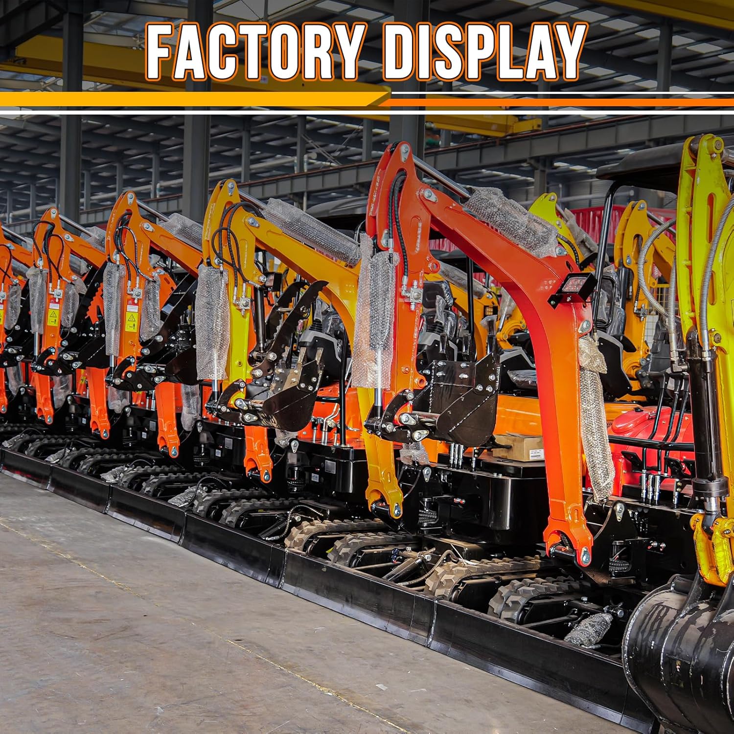 MMS 1 Ton Mini Excavator with 13.5HP Engine, Compact Backhoe Digger, Easy - to - Use Crawler Excavator for Home Use, Gardening, Landscaping & Small DIY Construction Project