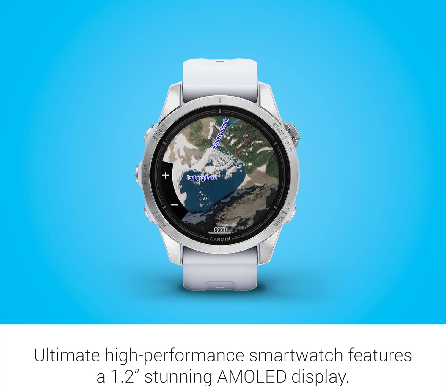 Garmin epix Pro (Gen 2) Sapphire Edition, 47mm, High Performance Smartwatch, Advanced Training Technology, Built-in Flashlight, Black