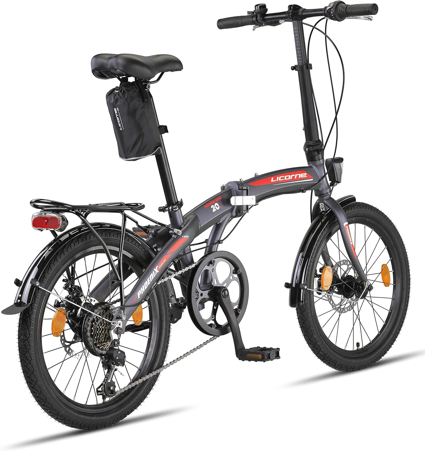 Licorne Bike Phoenix 2D, 20 Inch Aluminium Folding Bike