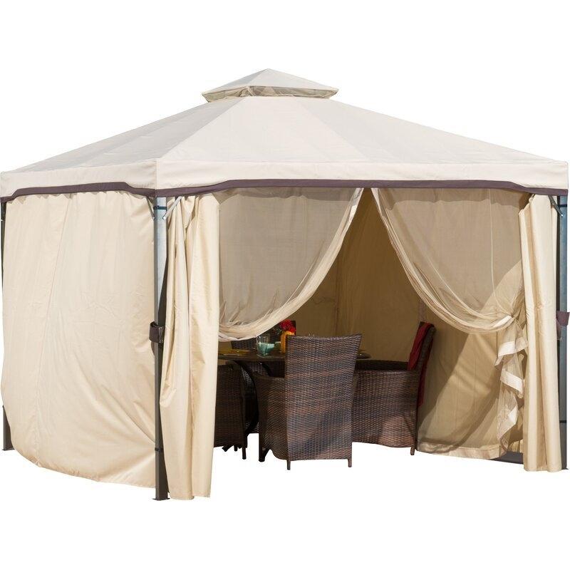 Franz 9.83 Ft. W X 9.83 Ft. D Metal Patio Gazebo