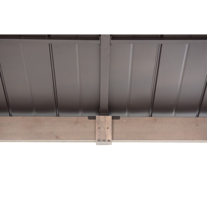 Sunjoy 14 Ft. W x 12 Ft. D Cedar Solid Wood Patio Gazebo