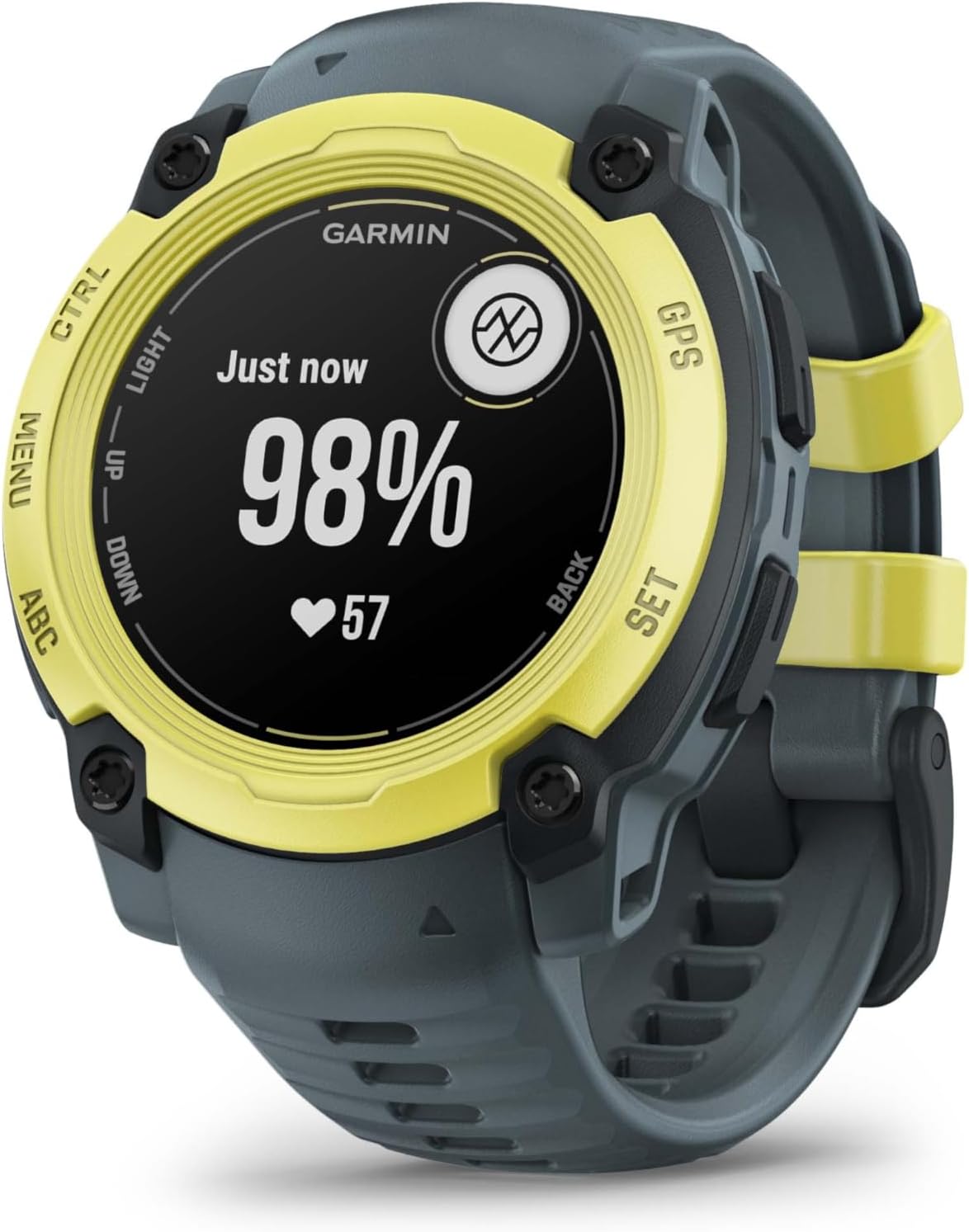 Garmin Instinct® 3 Tactical Edition, 50mm, Solar Charged Display, Rugged Outdoor GPS Smartwatch