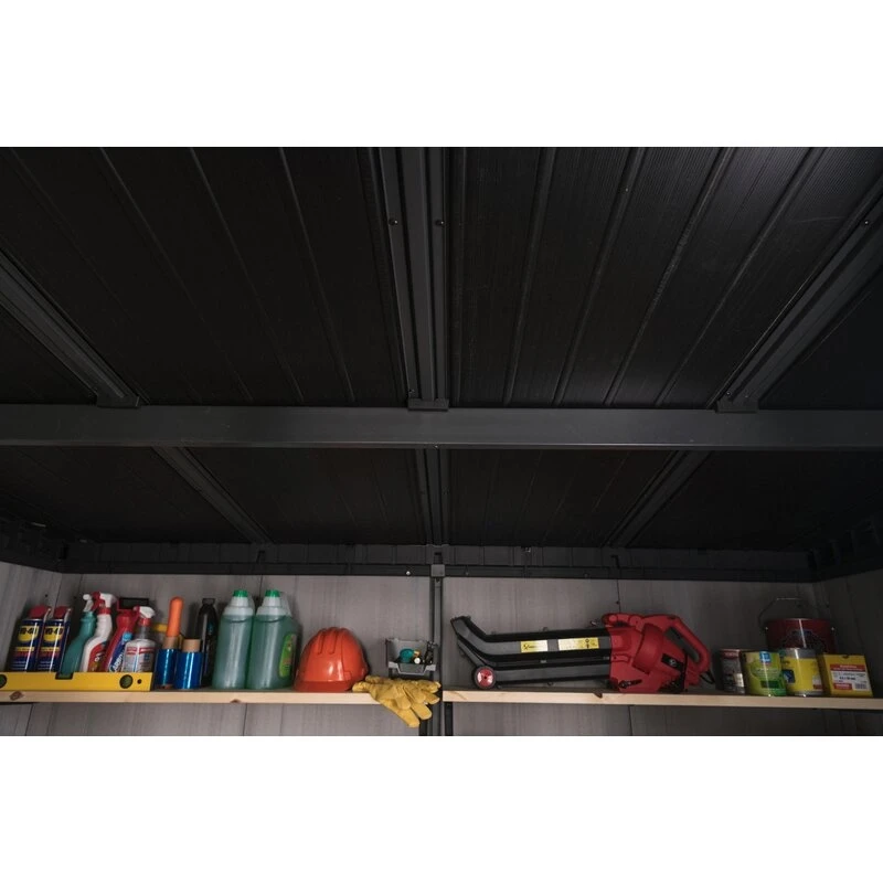 Artisan 9' wide x 7.5' deep plastic storage shed