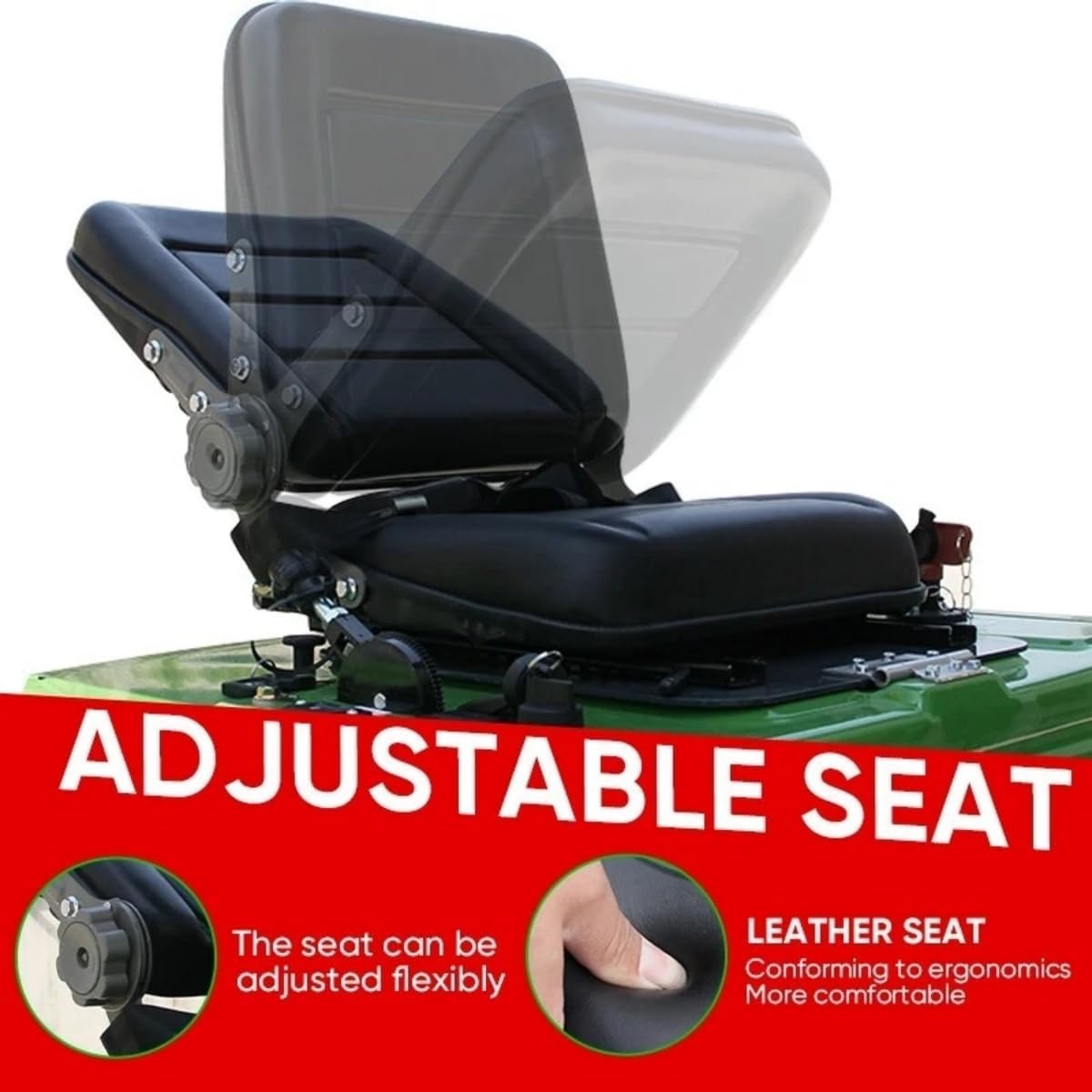 Domestic Gasoline Mini Excavator for Fathers Day, 1.2 Tons Crawler Digger with 13.5 HP B&S Engine, Hydraulic Thumb Clamp and Buckets, Work for Farm,Garden,Park,Construction Landscaping (Green1)