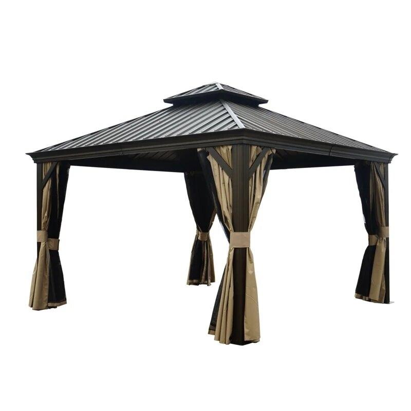 Alexander 12 Ft. W X 12 Ft. D Aluminum Patio Gazebo
